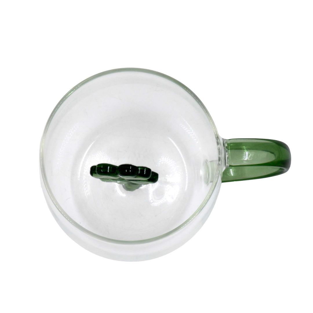 Flower Glass Mug