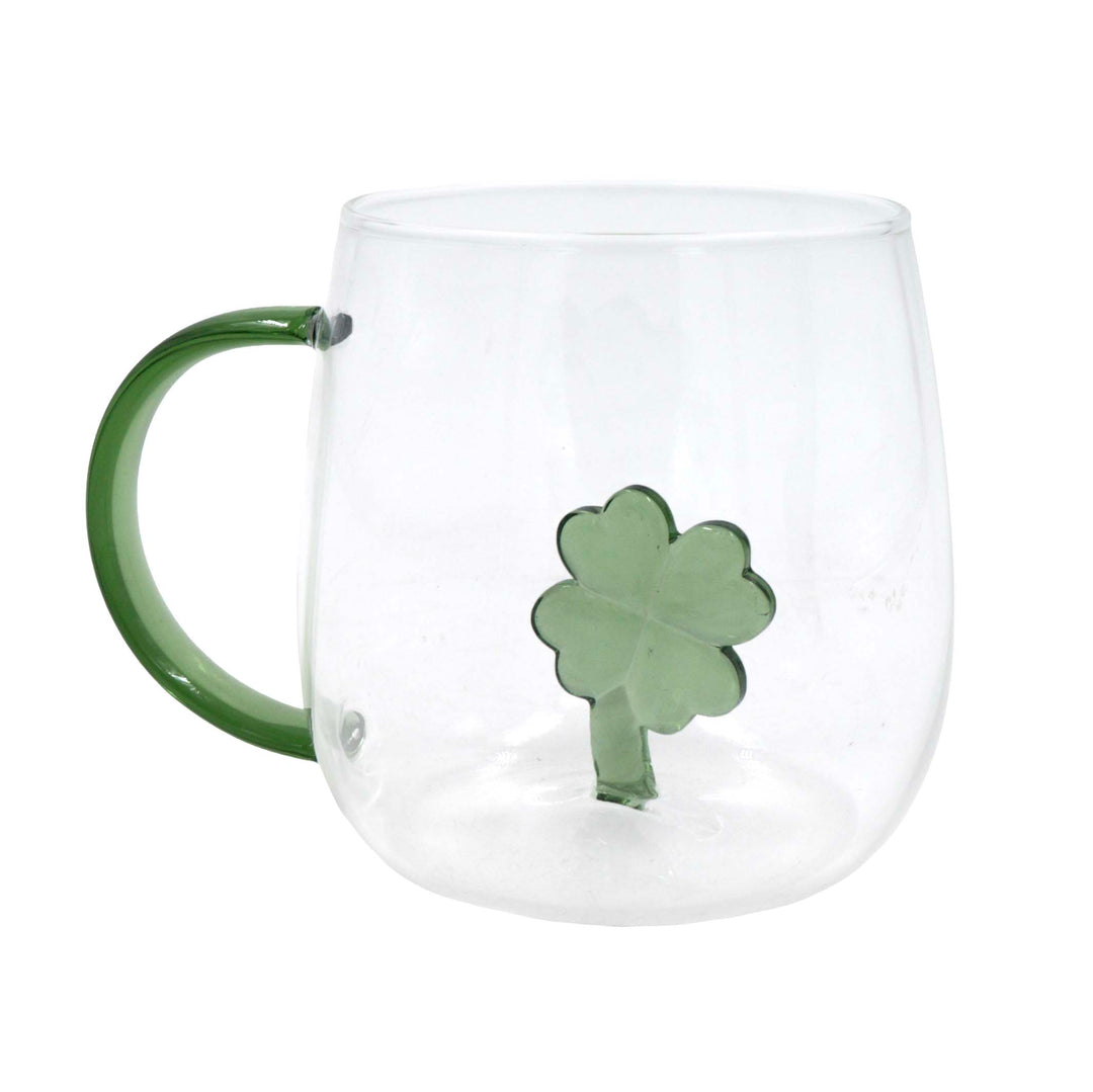 Flower Glass Mug