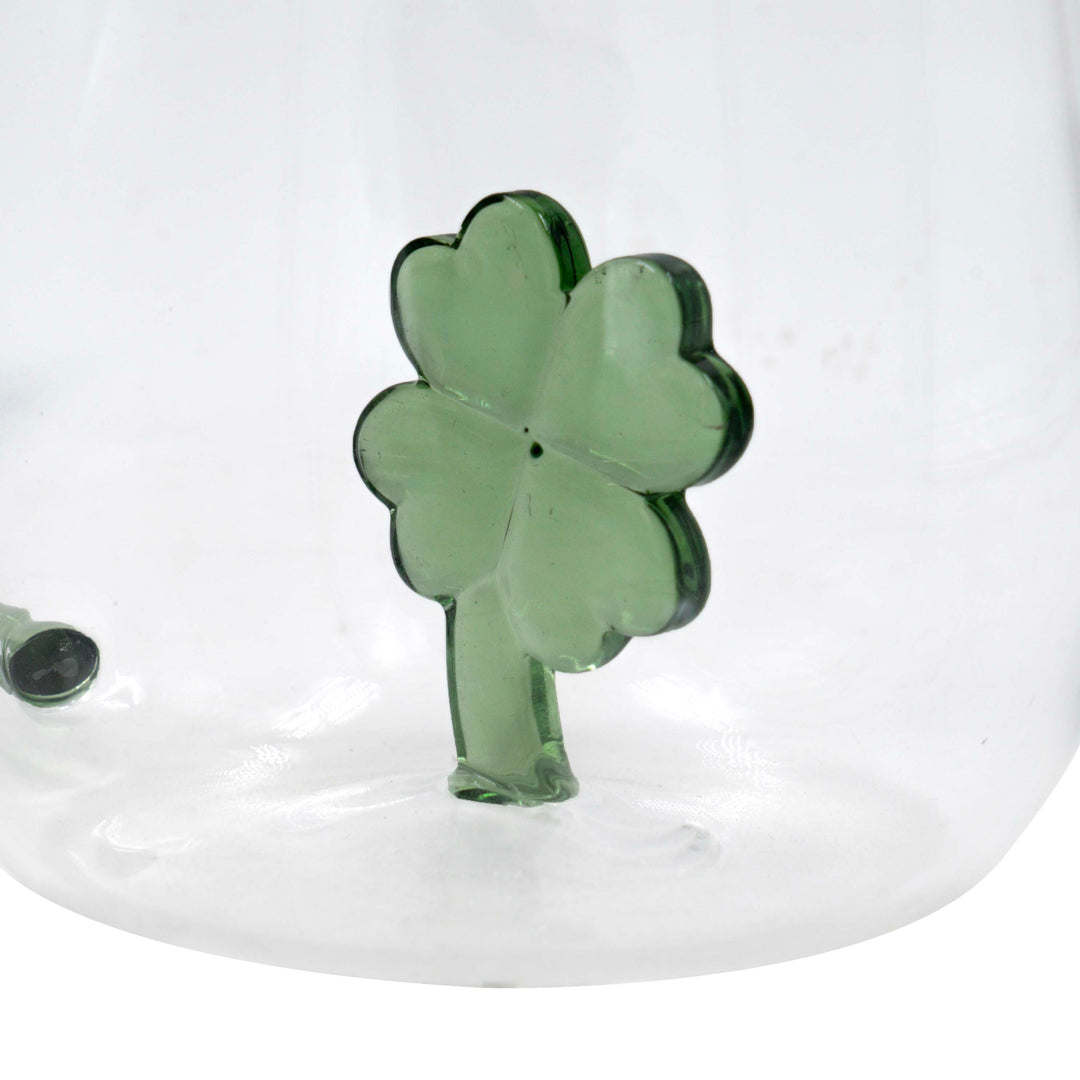 Flower Glass Mug