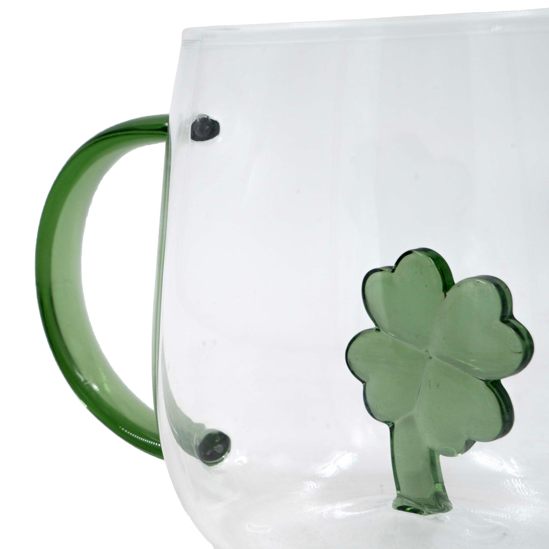 Flower Glass Mug