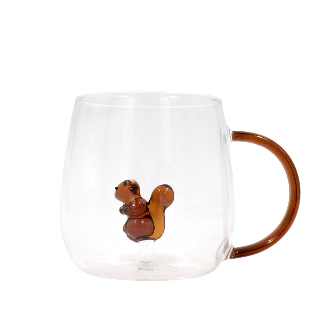 Squirrel Glass Mug