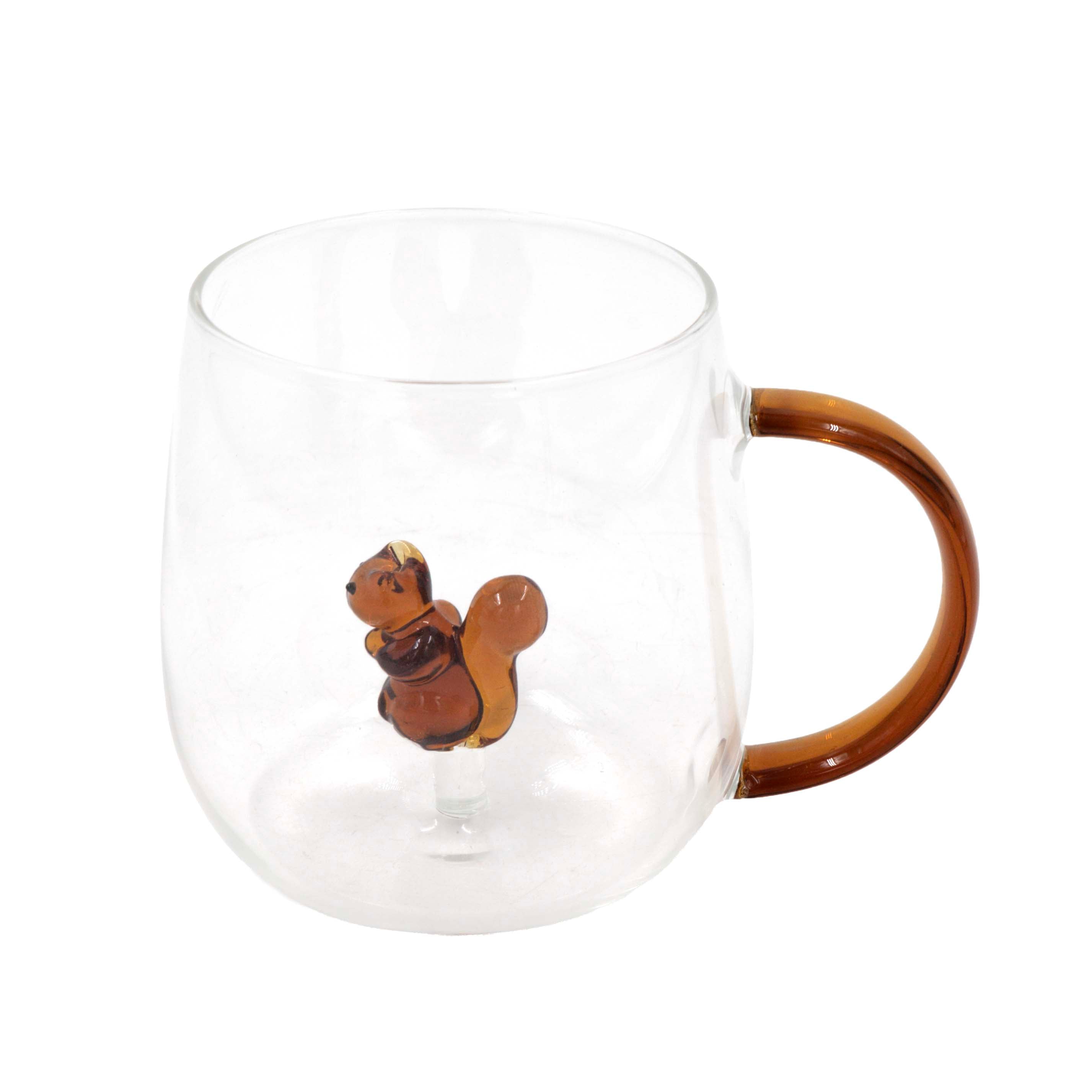 Squirrel Glass Mug