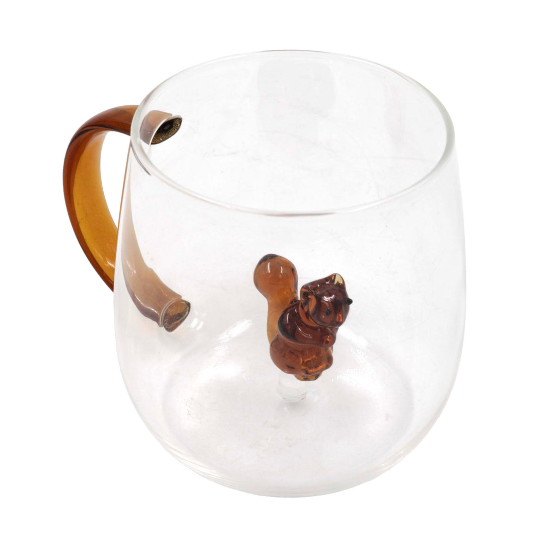 Squirrel Glass Mug