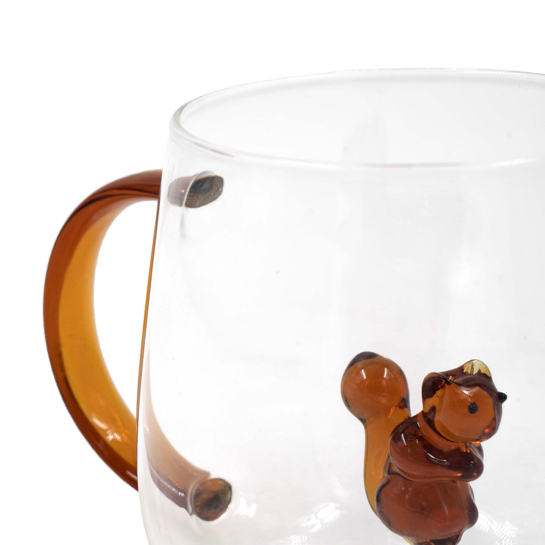 Squirrel Glass Mug