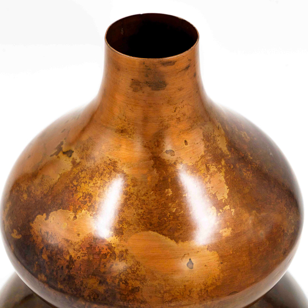 Patina Peak Metal Vase