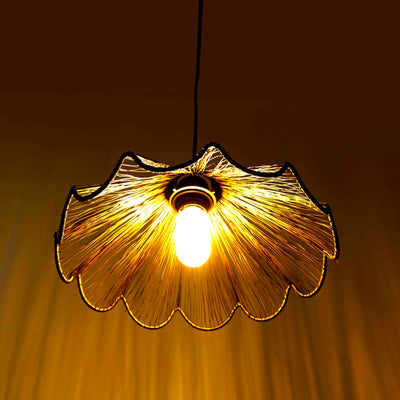 Ribbed Bell Hanging Light