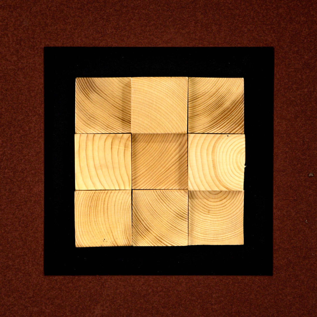 Lea Wooden Textured Wall Art