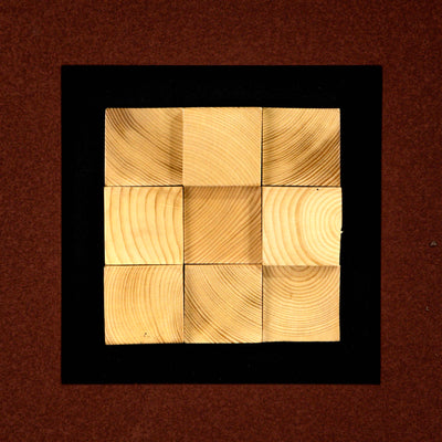 Lea Wooden Textured Wall Art