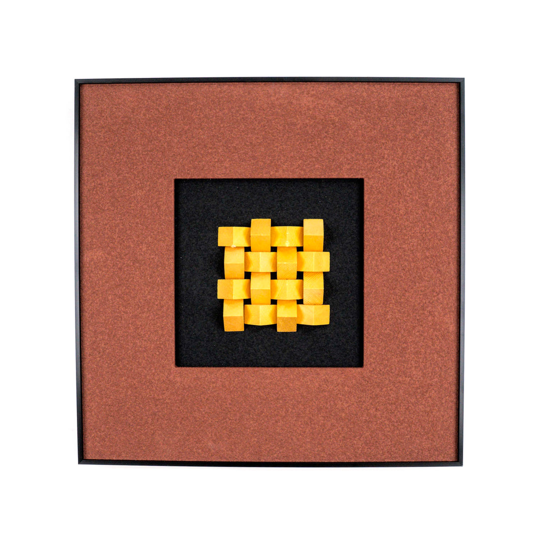 Ana Wooden Textured Wall Art
