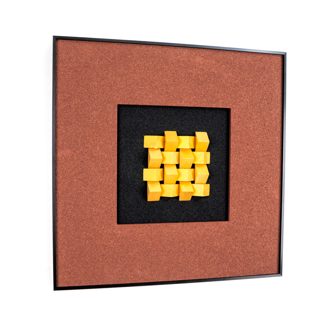 Ana Wooden Textured Wall Art