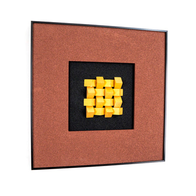 Ana Wooden Textured Wall Art