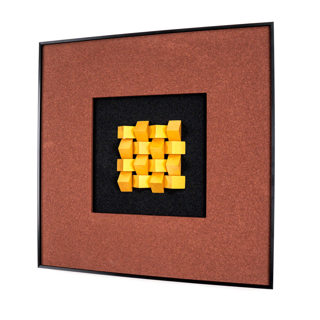 Ana Wooden Textured Wall Art