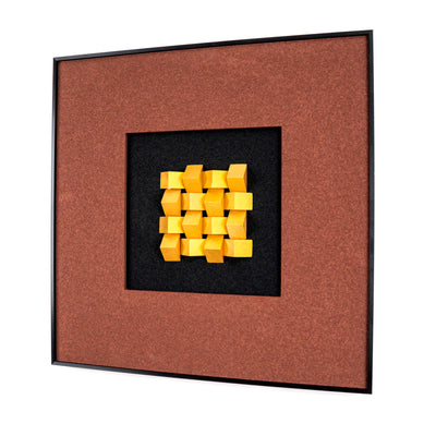 Ana Wooden Textured Wall Art