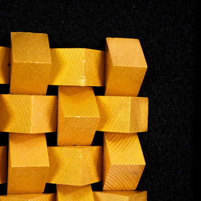 Ana Wooden Textured Wall Art