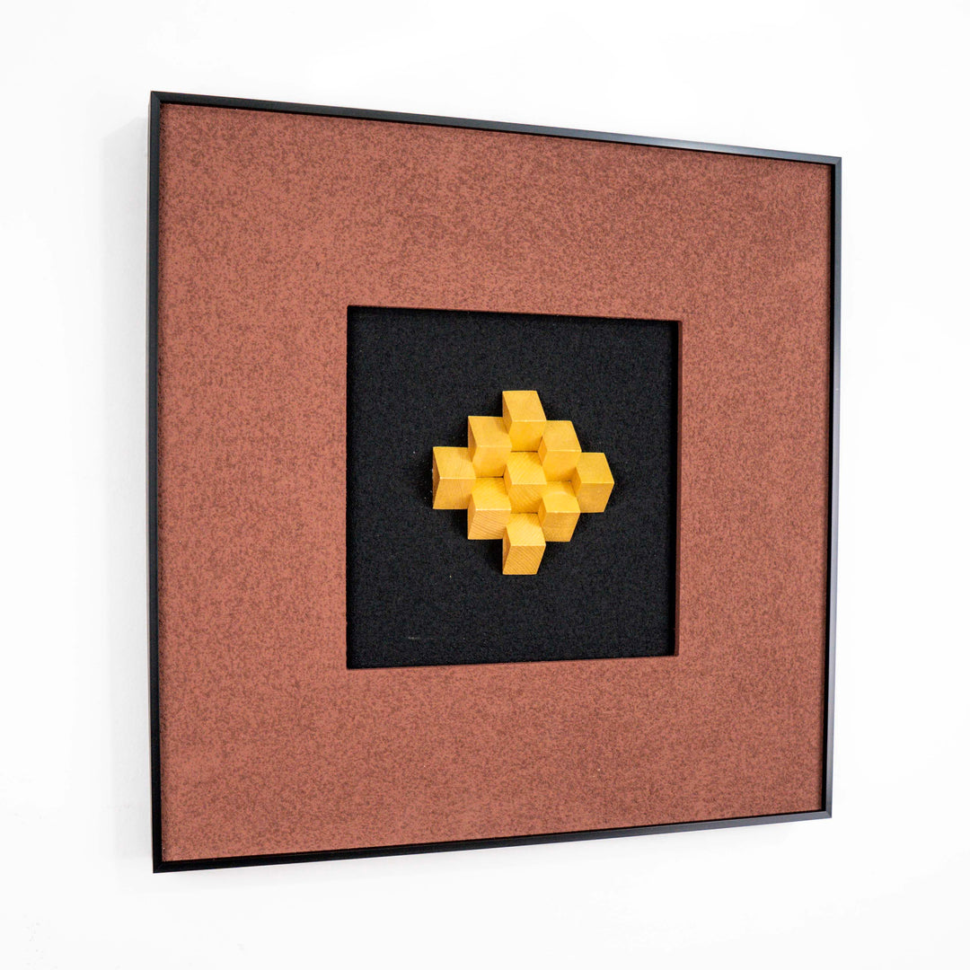 Wooden Textured Wall Frame