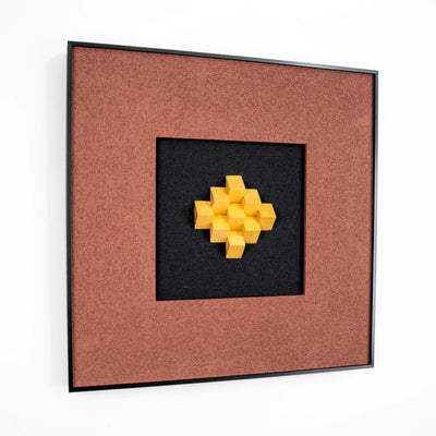 Wooden Textured Wall Frame