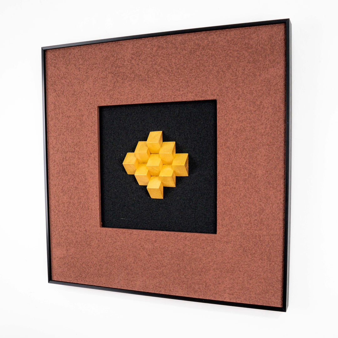 Wooden Textured Wall Frame