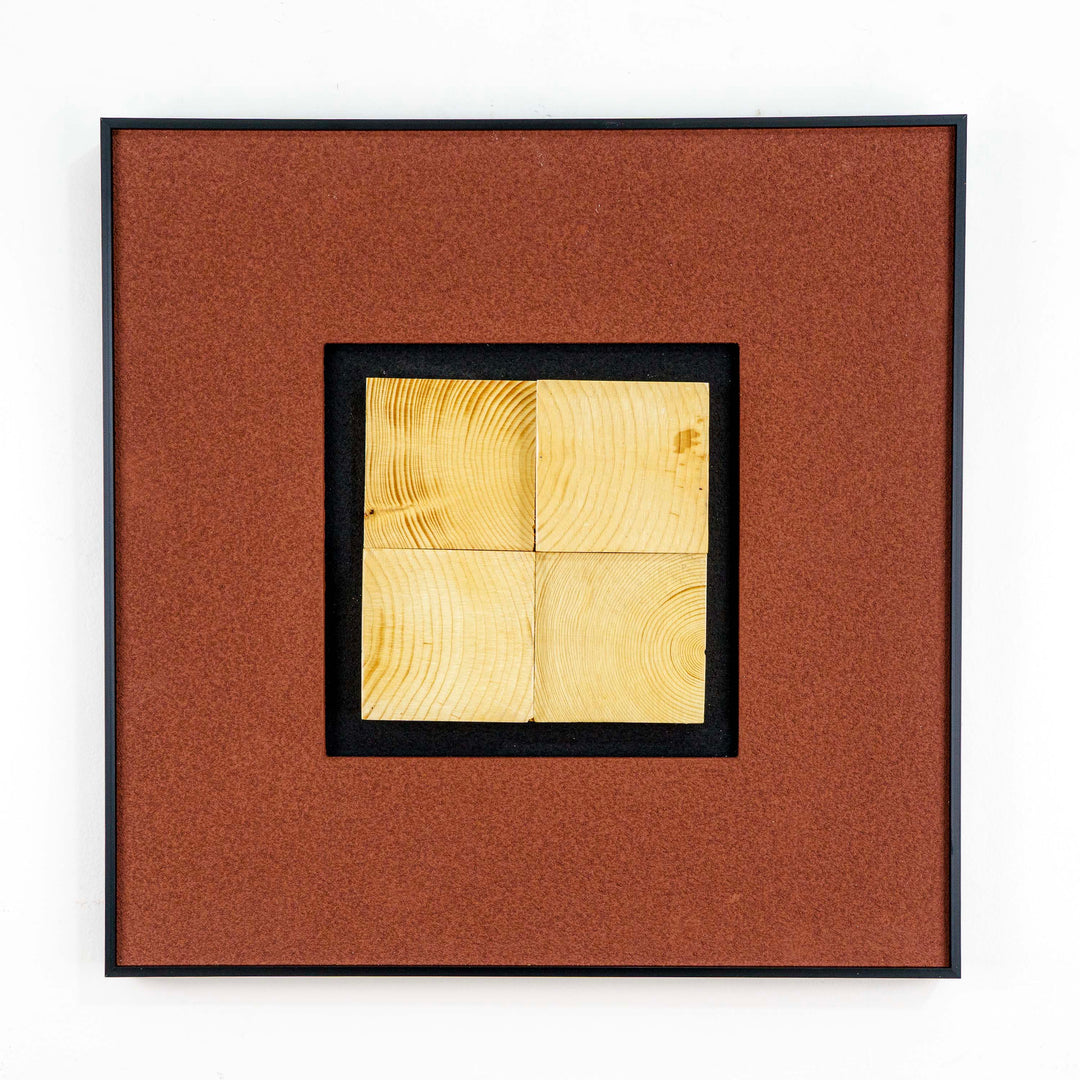 Ana Wooden Textured Wall Art