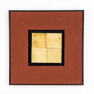 Ana Wooden Textured Wall Art