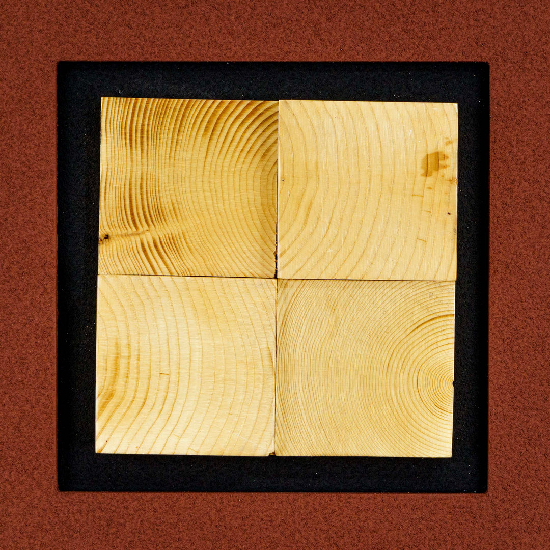 Ana Wooden Textured Wall Art