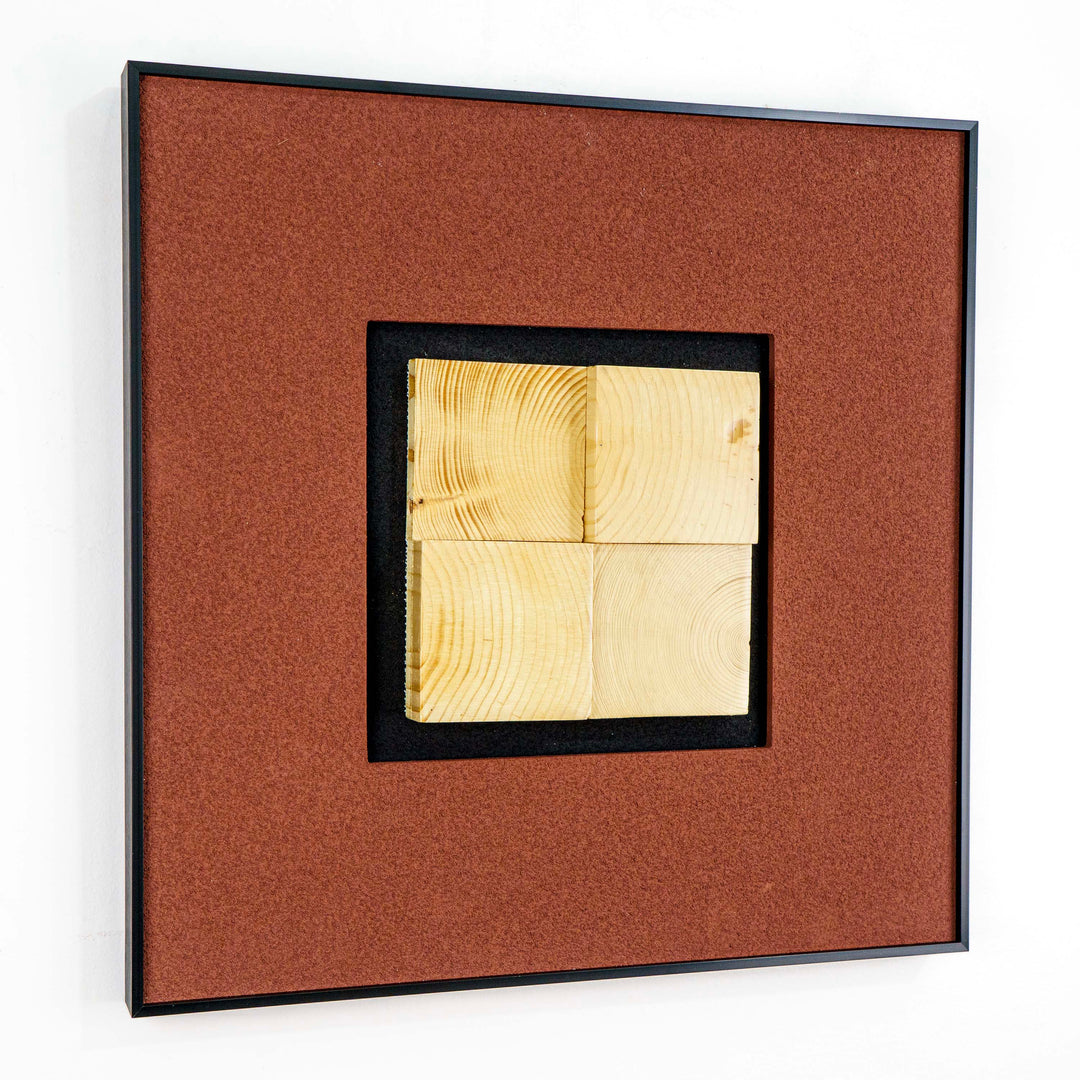 Ana Wooden Textured Wall Art