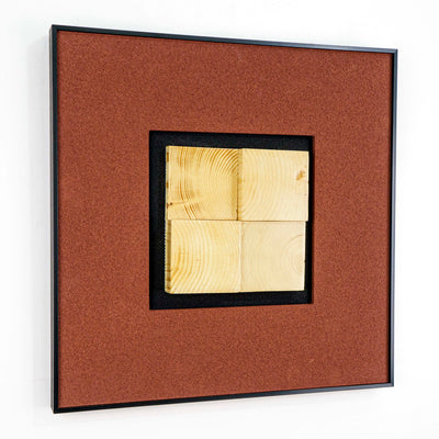 Ana Wooden Textured Wall Art