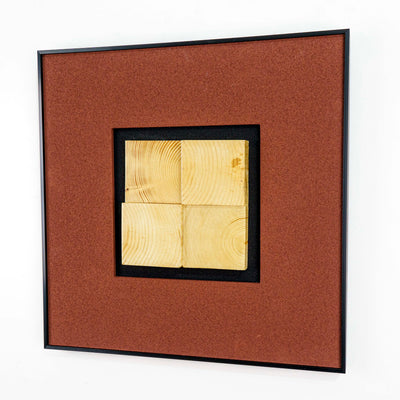 Ana Wooden Textured Wall Art