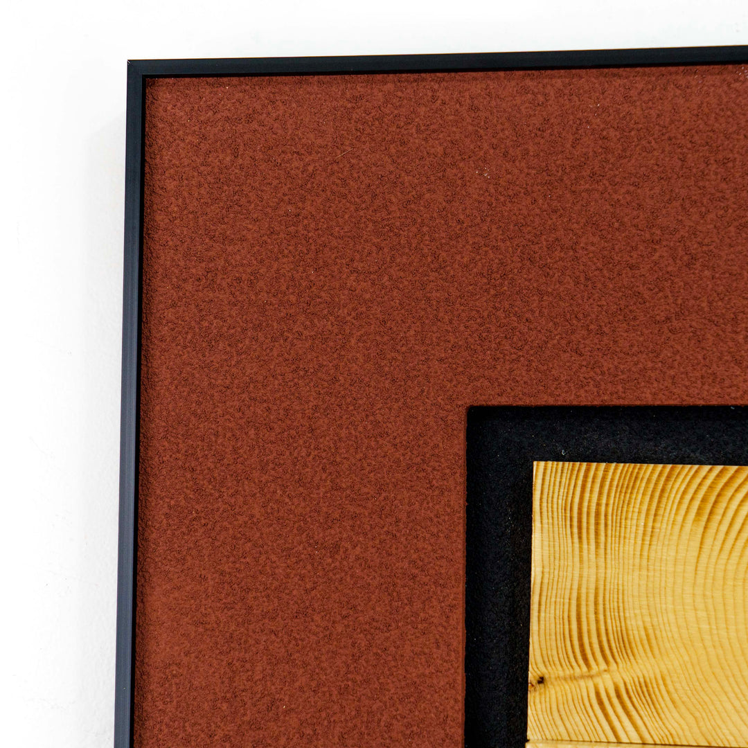 Ana Wooden Textured Wall Art