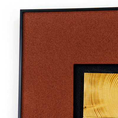 Ana Wooden Textured Wall Art