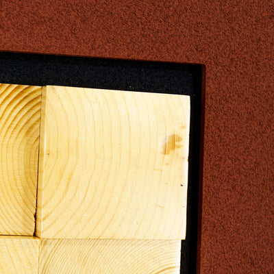 Ana Wooden Textured Wall Art