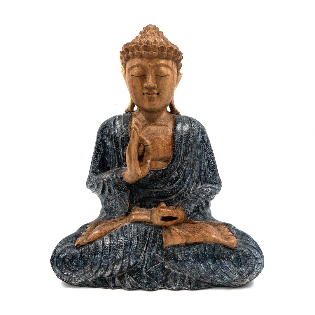 Suar Wooden Buddha Vitarka Mudra