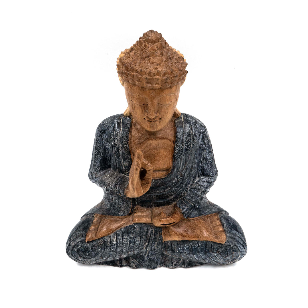 Suar Wooden Buddha Vitarka Mudra