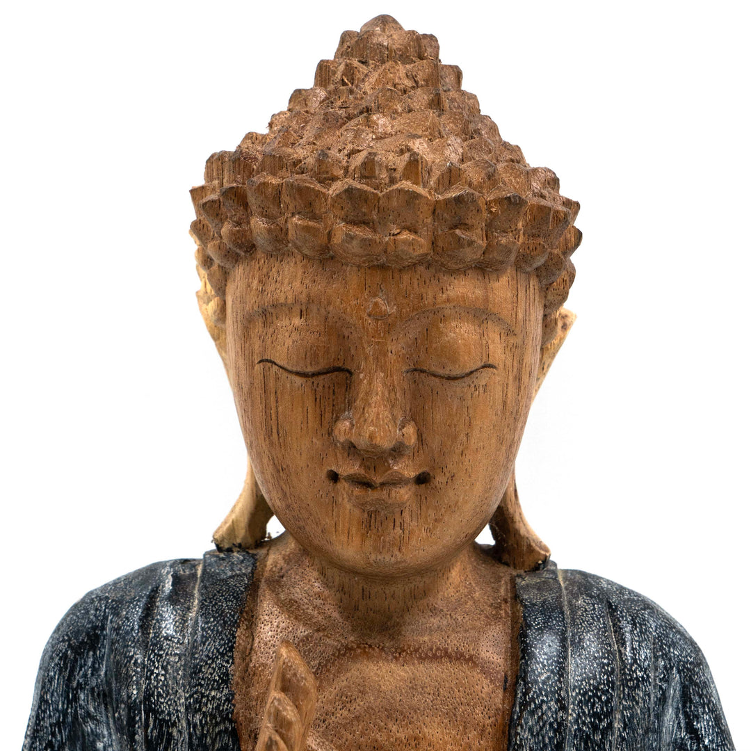 Suar Wooden Buddha Vitarka Mudra