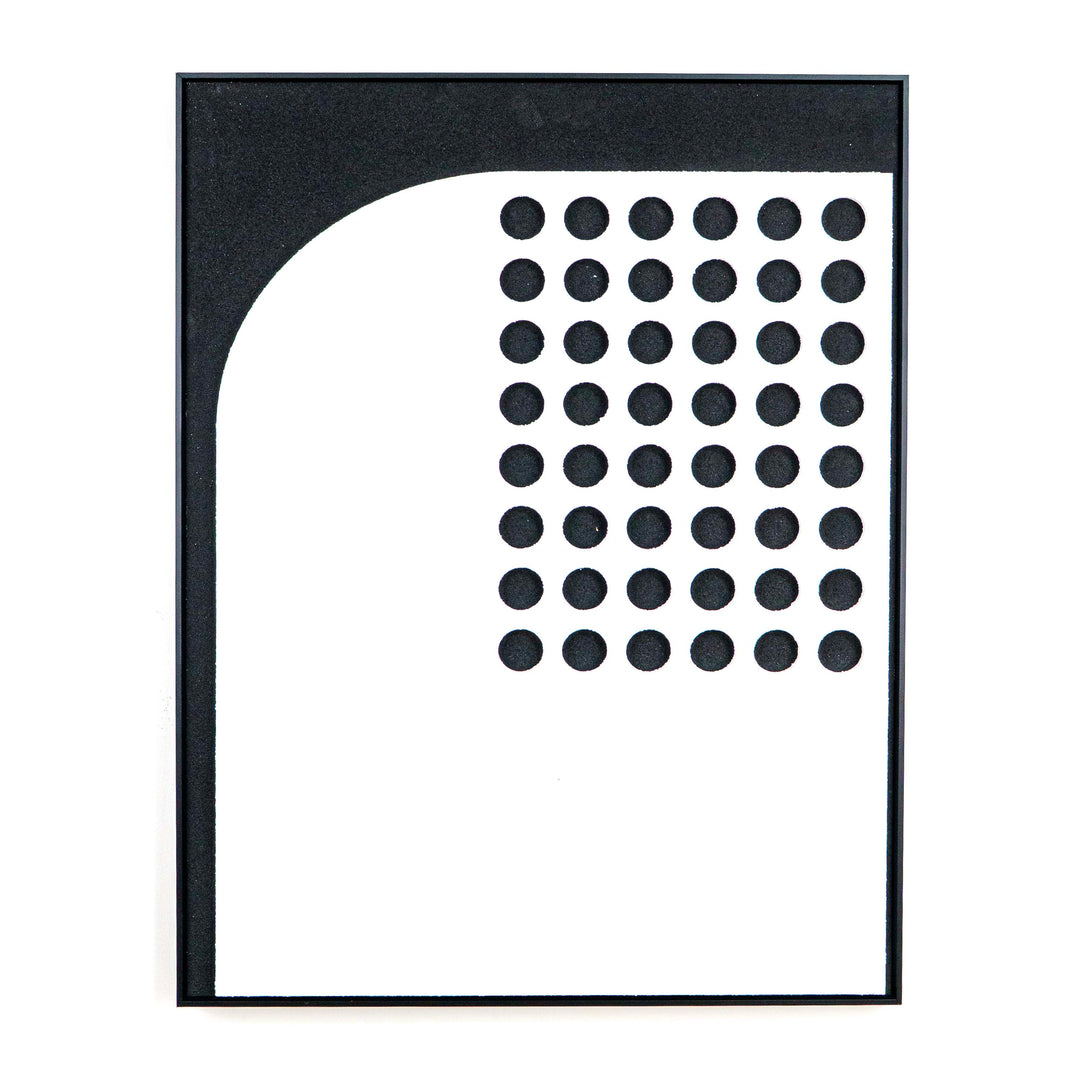 Aze Textured Wood Grid Wall Art