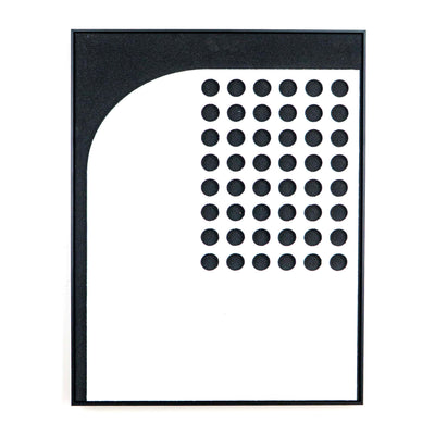 Aze Textured Wood Grid Wall Art