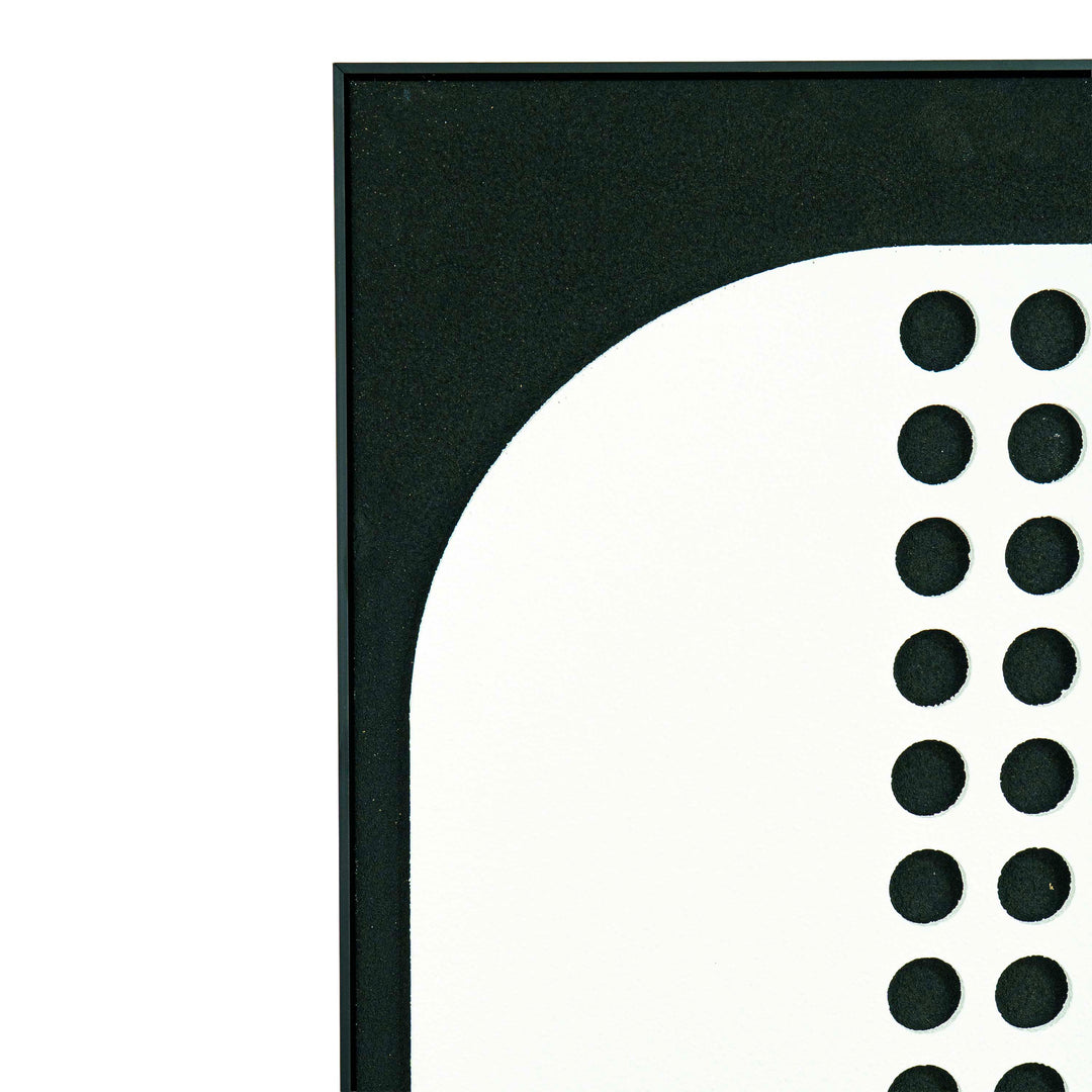 Aze Textured Wood Grid Wall Art