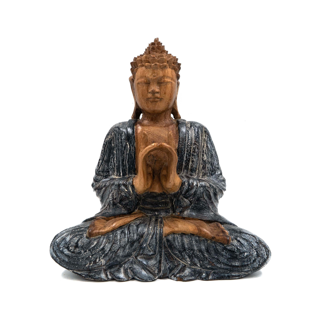 Suar Wooden Buddha Uttara Bhodi Mudra