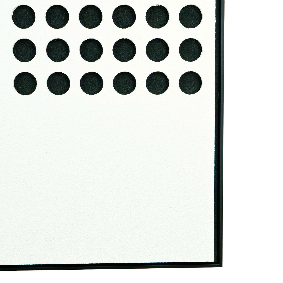 Aze Textured Wood Grid Wall Art