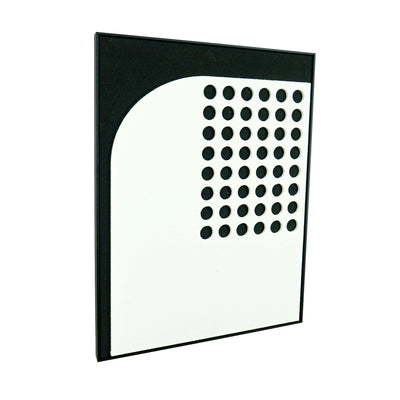 Aze Textured Wood Grid Wall Art