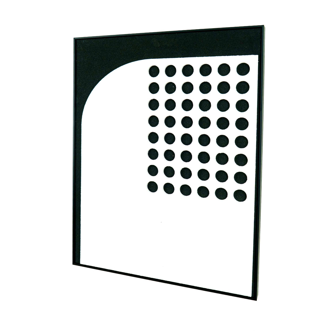 Aze Textured Wood Grid Wall Art