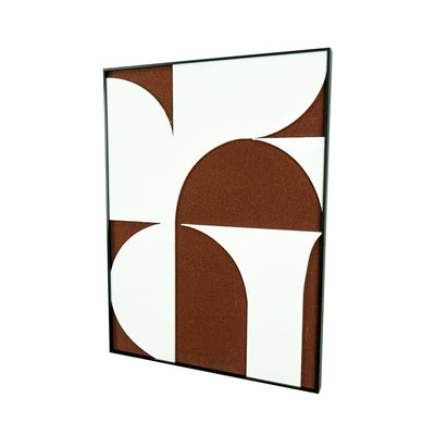 Wren Wood Wall Art White