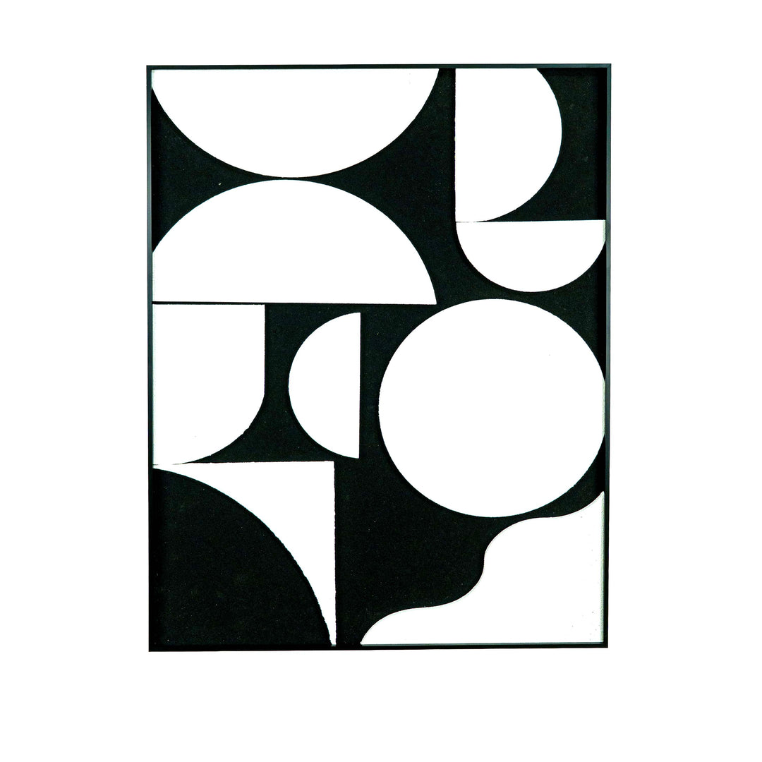 Wren Wood Wall Art Black