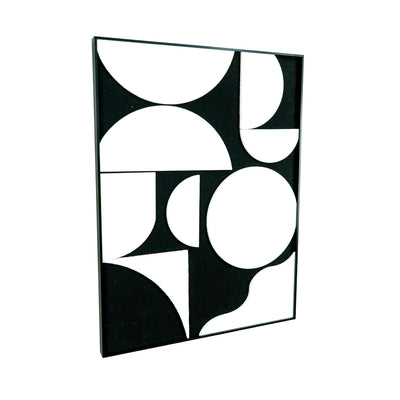 Wren Wood Wall Art Black