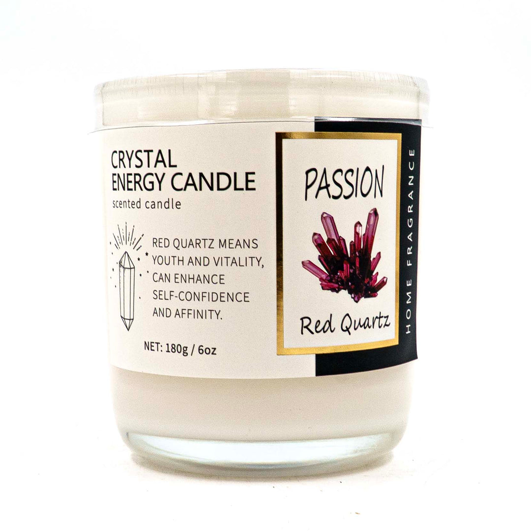 Soothing Soy  Candle - Red Quartz
