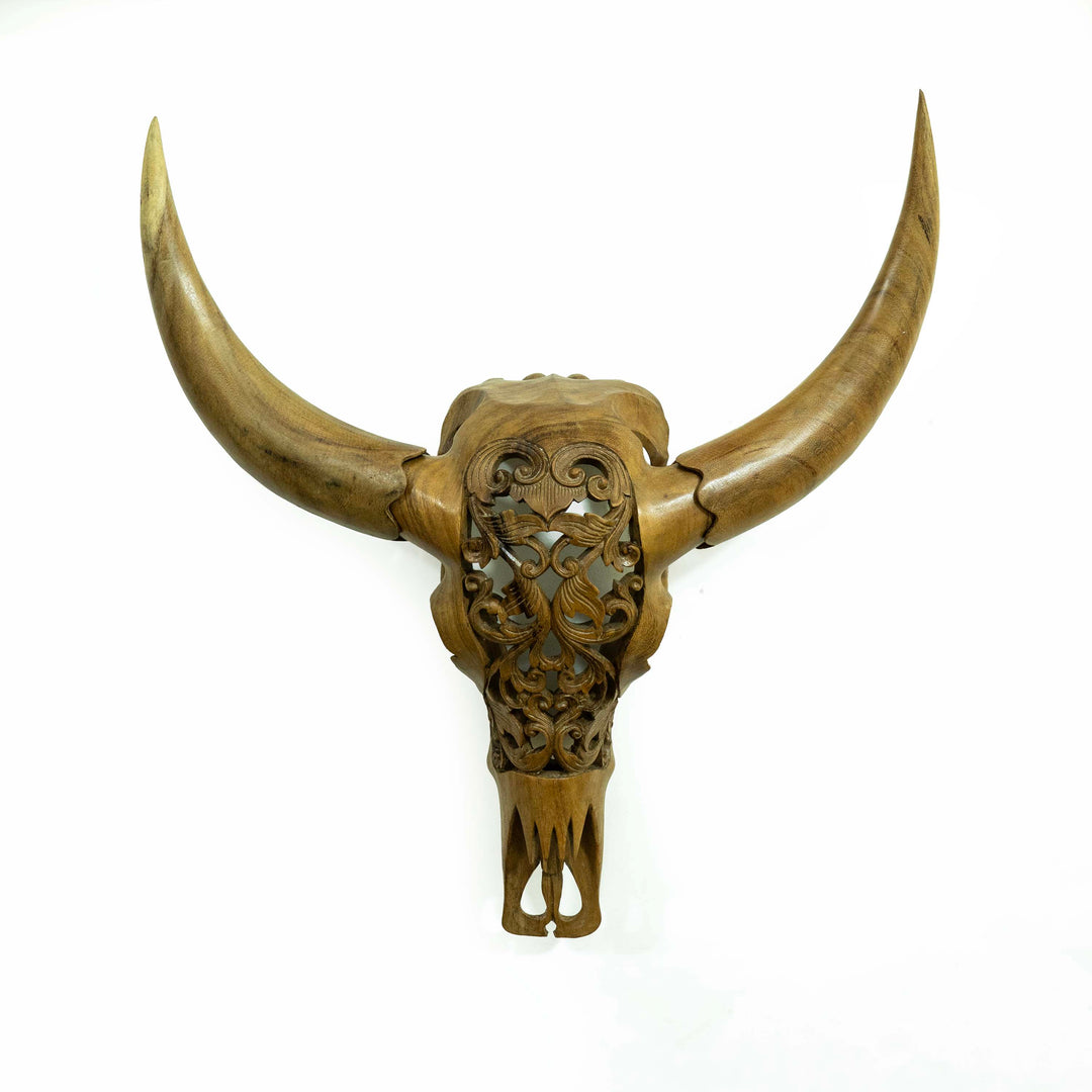 Bull Head Made Of Suar Wood