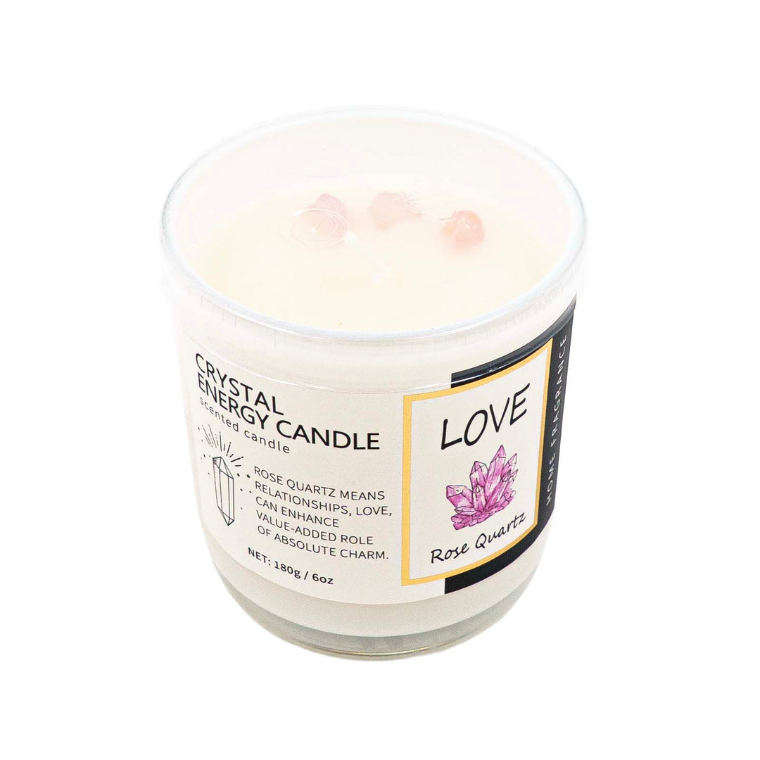 Soothing Soy Candle -Rose Quartz