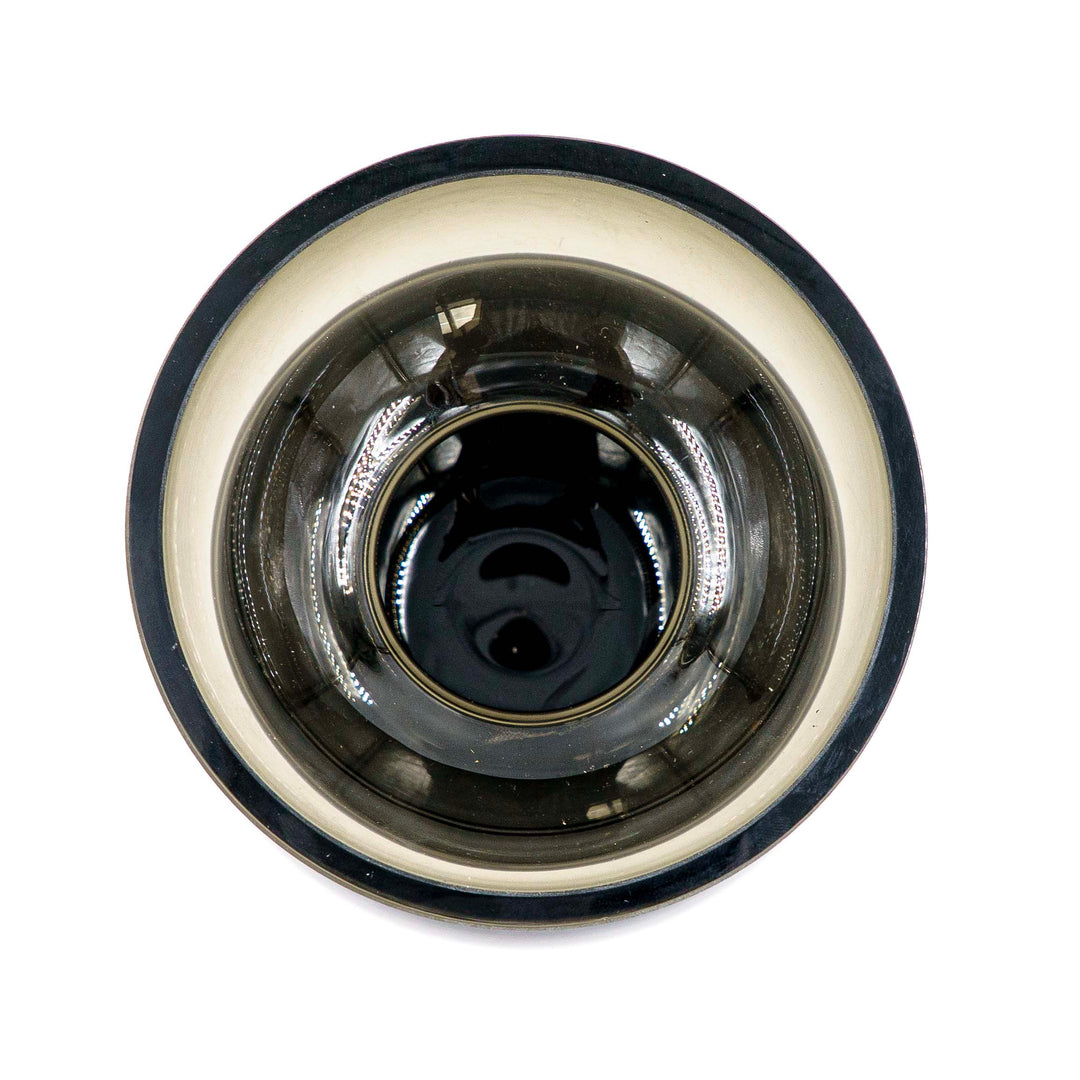 Smoky Globe Glass Vase