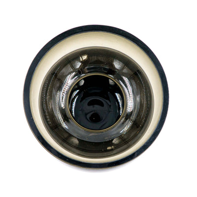 Smoky Globe Glass Vase