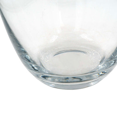 Tall Clear Globe Glass Floor Vase