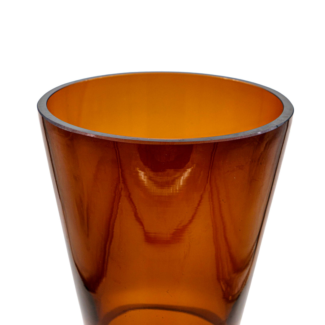 Amber Glass Vase